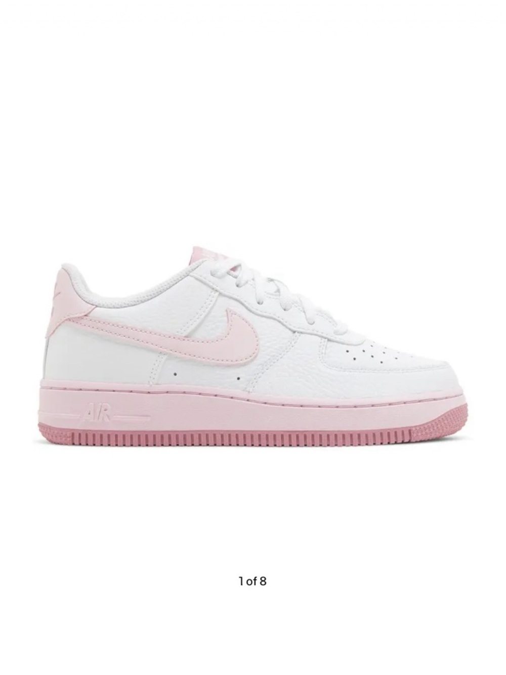 White/Pink Foam AF1 - Picture 3 of 5